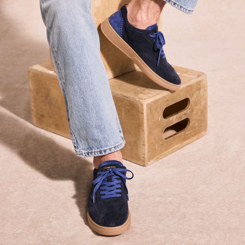 SAN MARINO SNEAKER M - SUEDE/SUEDE - BLEU MARINE/BLEU